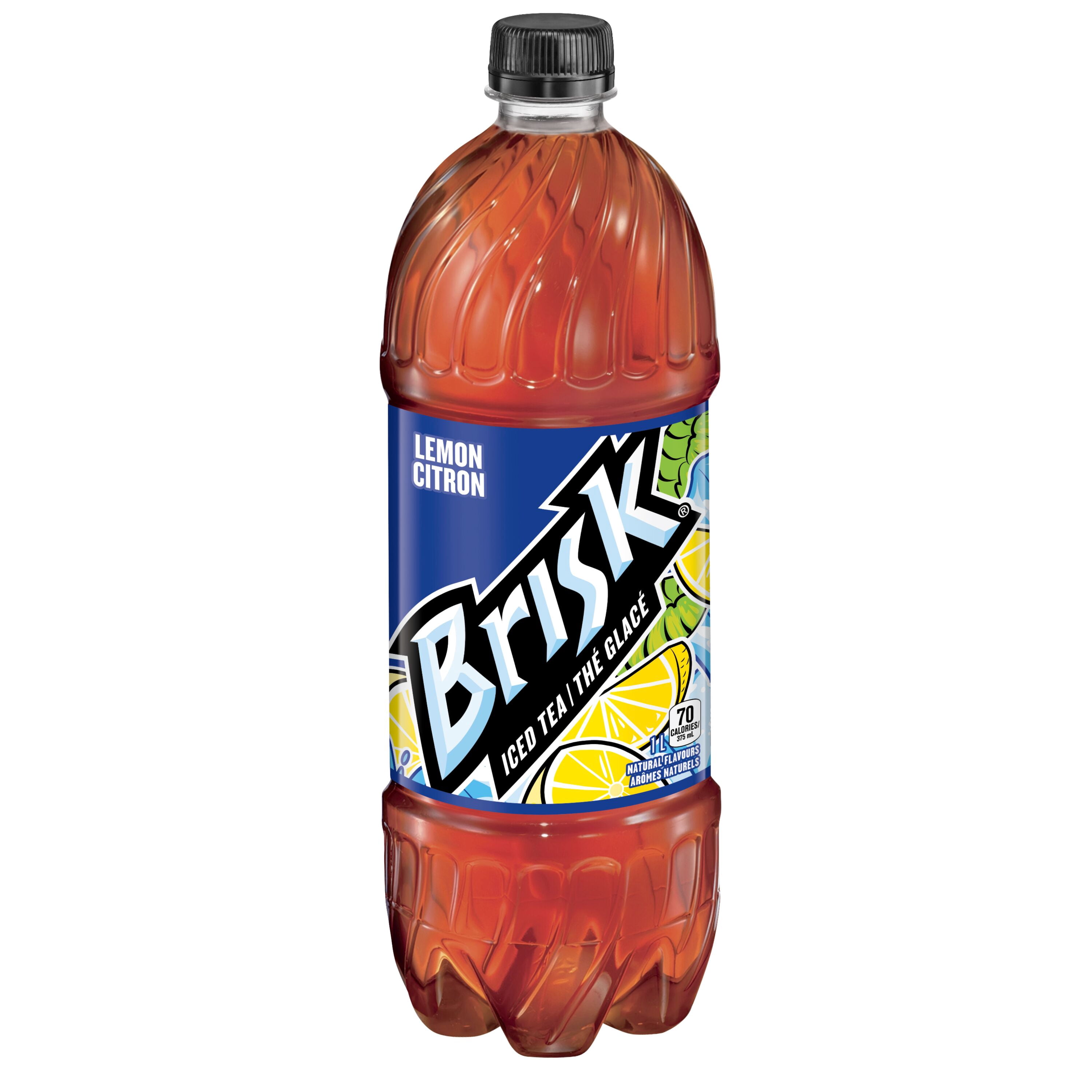 Brisk Lemon Iced Tea 1 L, Bottle