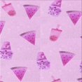 thumbnail image 1 of Ahgly Company Tapis d'Intérieur Lavable en Machine Carré Violet Transitionnel, 8 Pieds Carré, 1 of 7
