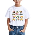 thumbnail image 1 of WRKEKC T-Shirts d'Été pour Garçons, T-Shirts Décontractés pour Garçons, T-Shirts Polyvalents Décontractés à Manches Courtes pour Enfants avec Motif Imprimé et Col Rond, 1 of 6
