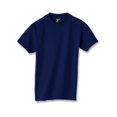 thumbnail image 1 of Hanes Beefy-T Boy`s T-Shirt, M, Navy, 1 of 2