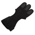 thumbnail image 1 of Bow  Finger Guard, Breathable  Glove Universal Traditional Wear Resistant Protective Comfortable  For Beginner For Competition Archery L, 1 of 8