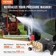 thumbnail image 2 of VEVOR Pompe de Laveuse à Pression Arbre 1 Pouces Ventouse Horizontale Triplex 4000 PSI 4,0 Gpm, 2 of 9