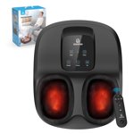 Comfier Foot Massager Machine with Heat, Shiatsu Foot Massager for Blood Circulation up to size 13, Gift
