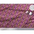 thumbnail image 3 of Soimoi Crepe Silk Fabric Aztec Geometric Fabric Prints by Yard 42 Inch Wide, 3 of 3