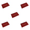 thumbnail image 3 of Baohd Durable And Long-lasting Entrance Mats Non- for Slip For All Seasons For Indoor And Outdoor Polyester Non-Slide Door Mat Butterflies dark red 5Set, 3 of 6