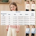 thumbnail image 3 of RXMEKW Heart Bow Pearl Button Knit Cardigan for Girls Long Sleeve Sweater for Kids Cream, 3 of 8