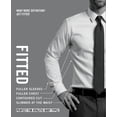 thumbnail image 3 of Van Heusen Men's Dress Shirt Fitted Poplin Solid, 3 of 4