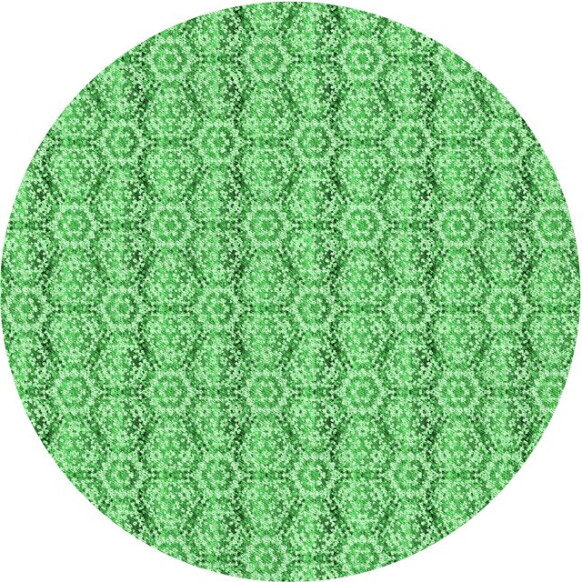 Ahgly Company Tapis d'Intérieur Lavable en Machine Carré Vert Jade, 3 Pieds Carré