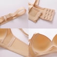 thumbnail image 3 of Birdeem 2Pcs Womans Printing Gathered Together Large Size Daily Bra Underwear No Rims, 3 of 10