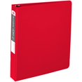 thumbnail image 1 of OfficeMax Durable Reference Binders with Round Ring 1-1/2"". Red, 1 of 5