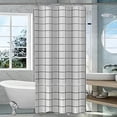 thumbnail image 1 of Dvkptbk Rideau de Douche en Tissu, Rideaux de Douche Imperméables pour Salle de Bain, Rideau de Douche en Tissu Robuste, Rideau de Bain Doux de Qualité Hôtel Accessoires de Salle de Bain, 32"x71 Pouces, Moderne, 1 of 2