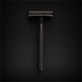 thumbnail image 3 of MANSCAPED® The Plow® 2.0 Men's Premium Single Blade Double-Edged Safety Face Razor - Grey, 3 of 7