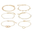 thumbnail image 1 of Charme Mode Femmes Acier Inoxydable Lots Style Manchette Ouverte Bracelet Jonc Chaîne, 1 of 9