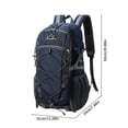 thumbnail image 3 of 40L Lightweight Hiking Backpack, Water-Resistant Daypack with Breathable Straps, Multi-Compartment for Travel Camping, 3 of 8
