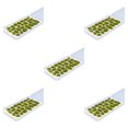thumbnail image 3 of Wweixi 25x Simulation Cluster for Train Decor Accessory Scenery Light Green 6mm 5Set, 3 of 6