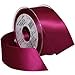 thumbnail image 3 of Morex Ribbon Ruban Satin Suisse Double Face, Bobine de 27 Verges, 3,8 cm, Fuchsia, 3 of 4