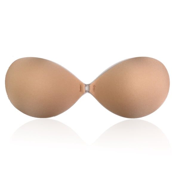 Strapless Sticky Bra Invisible Sticky Boobs Silicone Adhesive Bra Backless Pushup Lift Bra Cups Stick on Bra for Women