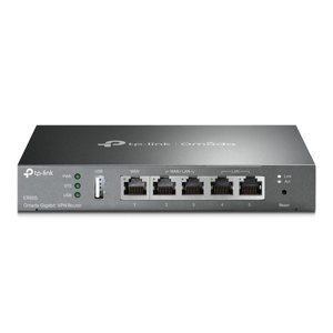 TP-Link ER605 V2 Gigabit filaire VPN Routeur, jusqu'à 3 WAN Ports Ethernet + 1 USB WAN, SPI Pare-feu SMB Routeur, Omada SDN Intégré, Balance de charge, Lumière