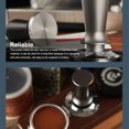 thumbnail image 4 of relayinert Tasseur à Café en Acier Inoxydable, Pression, Marteau à Poudre Manuel Calibré, Base Plate, Niveleur Réutilisable pour Café Bureau, Gris 58 mm, 4 of 6