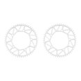 thumbnail image 1 of Ruiboury Lightweight And Easy To Install - Smooth Operation Chain Ring For Bicycles Bicycles Crank Bike Chain 52T silver 2Set, 1 of 6