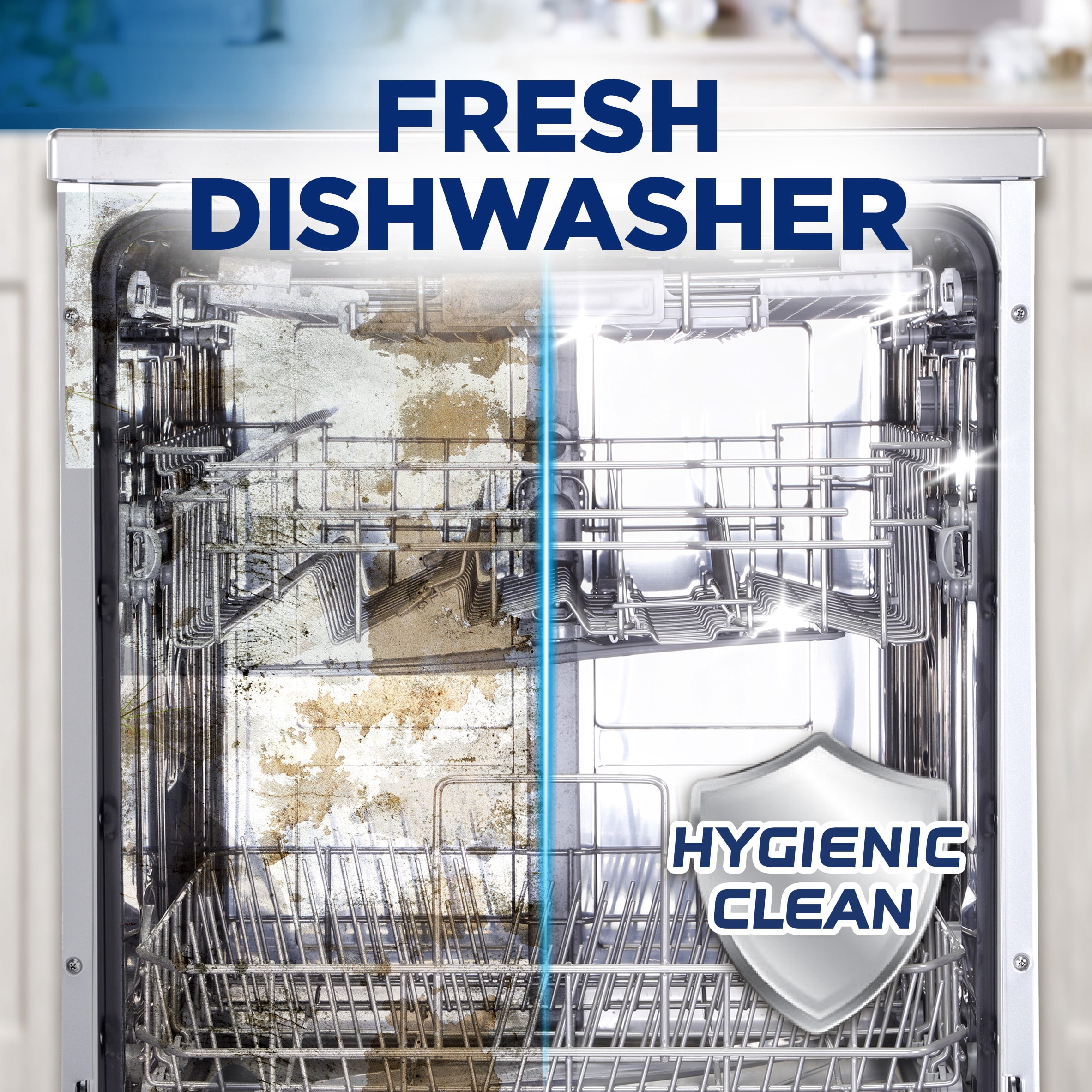 Finish Dual Action Dishwasher Cleaner, Original, Fight Grease & Limescale, 250 mL