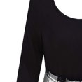 thumbnail image 4 of Kcodviy Robe Asymétrique à Lacets à Boutons devant Robe Imprimée Femme Décontractée Mini Robe d'Été Décontractée Femme Tartan Col Rond à Carreaux Robe Décontractée Robe pour Femme, 4 of 4