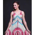 thumbnail image 5 of Bimba Robe Midi de Plage Imprimée Teinture sur Nœuds pour Femmes Bretelles Tenue d'Été-TTG, 5 of 5