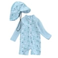 thumbnail image 3 of Infant Swimsuit Cute Print Boys Bathing Suits Boy Rash Guard Boys Swim Suit 0-3 Months, 3 of 3