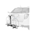 thumbnail image 4 of Reese Bike Rack 63134 Explorer; 1-1/4 Inch And 2 Inch Receiver Hitch Mount; Holds 2 Bikes; Up To 90 Pound Weight Capacity; Bike Tire Clamp; Without Lock; Foldable; Powder Coated Black; Steel, 4 of 9