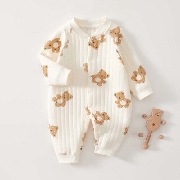 RXIRUCGD Vêtements pour Nouveau-Né Combinaison Styles de Printemps Coton à Capuche Sans Coutures Vêtements de Printemps pour Nouveau-Né Vêtements de Bébé Super Mignons ( Blanc, Taille : 3-6 Mois )