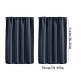 thumbnail image 3 of PRETXORVE Solid Color Curtains Living Room Bedroom Kitchen Partition Curtains Home Curtains, 3 of 3