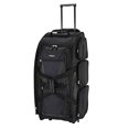 thumbnail image 1 of Travelers Club Xpedition 30 Inch Multi-Pocket Upright Rolling Duffel Bag, Black, 30-Inch, 1 of 9