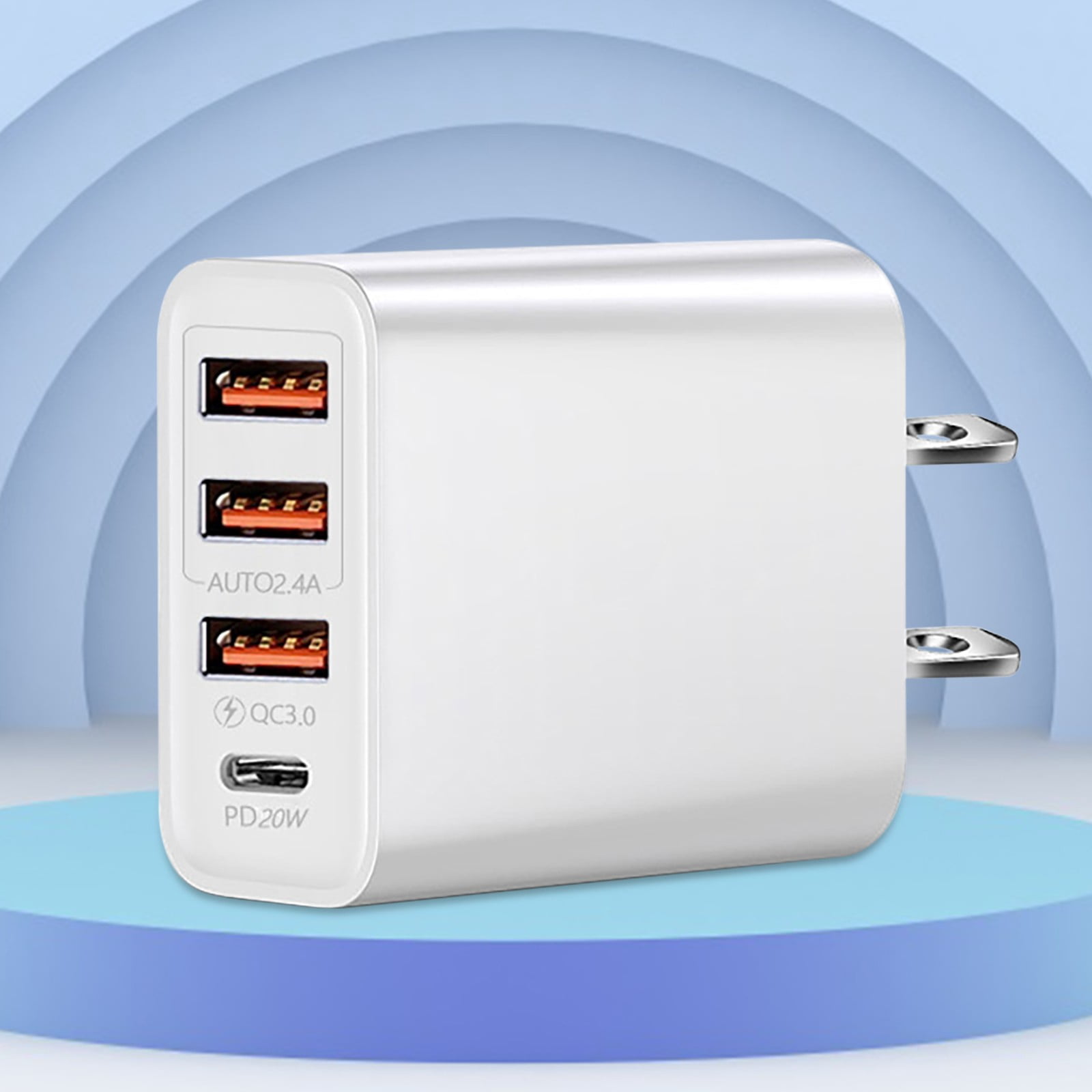 BotaniNest USB+C Wall Mount Phone Charger Portable Fast Charger For Smart Devices Such As Phones, Computers