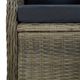 thumbnail image 5 of vidaXL 7 Piece Garden Dining Set Brown Poly Rattan, 5 of 5