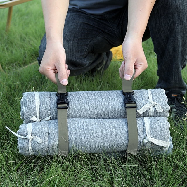 LSLJS Sangle de Rangement à Boucle Réglable pour Voyage et Camping en Plein Air, Sangle en Nylon Recyclable, Sangle en Nylon
