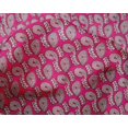 thumbnail image 4 of oneOone Silk Tabby Fabric Abstract Block Printed Fabric 1 Yard 42 Inch Wide, 4 of 4