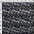 thumbnail image 4 of oneOone Cotton Flex Black Fabric Leaves Sewing Craft Projects Fabric Prints By Yard 40 Inch Wide, 4 of 5