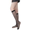 thumbnail image 1 of Womens Black Fishnet Socks Lace Hollow Out Mesh Socks, 1 of 1