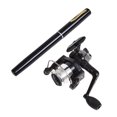 thumbnail image 1 of Pen Fishing Rod and Reel Combo Aluminum Alloy Mini Telescopic Pocket Fishing Rod Pole Spinning Reel Set, 1 of 8