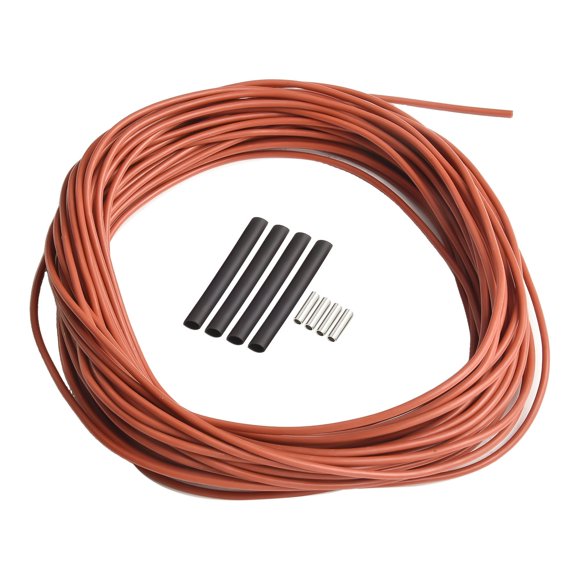 10-100 Meters Infrared Warm Floor Cable 12K 33ohm/m Electric Carbon Heating Wire Coil Fiber Wire Floor Heating Cable 20m