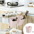 thumbnail image 1 of XYAIYT 5pc Hanging Basket and Organizer Set Hanging Storage Trolley with Small Pen and Bucket Holders Utility Rolling Cart Rack for Kitchen Office Accessories and Snack Storage, 1 of 6