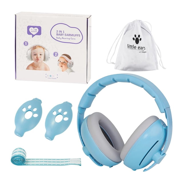 Protection Auditive pour Bébés et Tout-Petits, Cache-Oreilles à Réduction de Bruit
