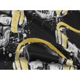 thumbnail image 4 of oneOone Rayon Yellow Fabric Skull Sewing Material Print Fabric By The Yard 56 Inch Wide, 4 of 5