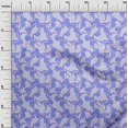 thumbnail image 3 of oneOone Polyester Spandex Medium Purple Fabric Floral Botanical Sewing Craft Projects Fabric Prints By Yard 56 Inch Wide, 3 of 4