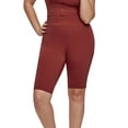 thumbnail image 1 of Qtocio Plus Size Shorts,Women's Solid Color High Waisted Supportive Shorts for Yoga and Workout Summer Activities, 1 of 4