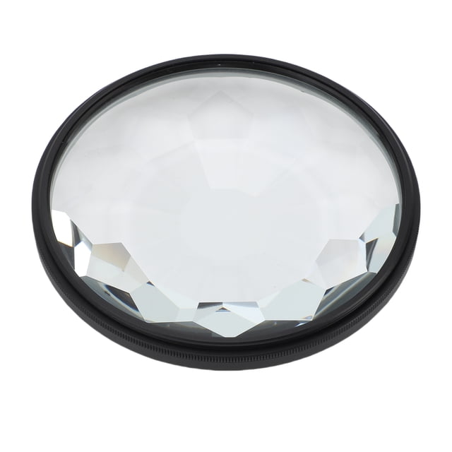 35 to 85mm Kaleidoscope Lens Filter, Photography Prism Crystal Glass Effect Filter for Photography Creation Repeating Subjects
