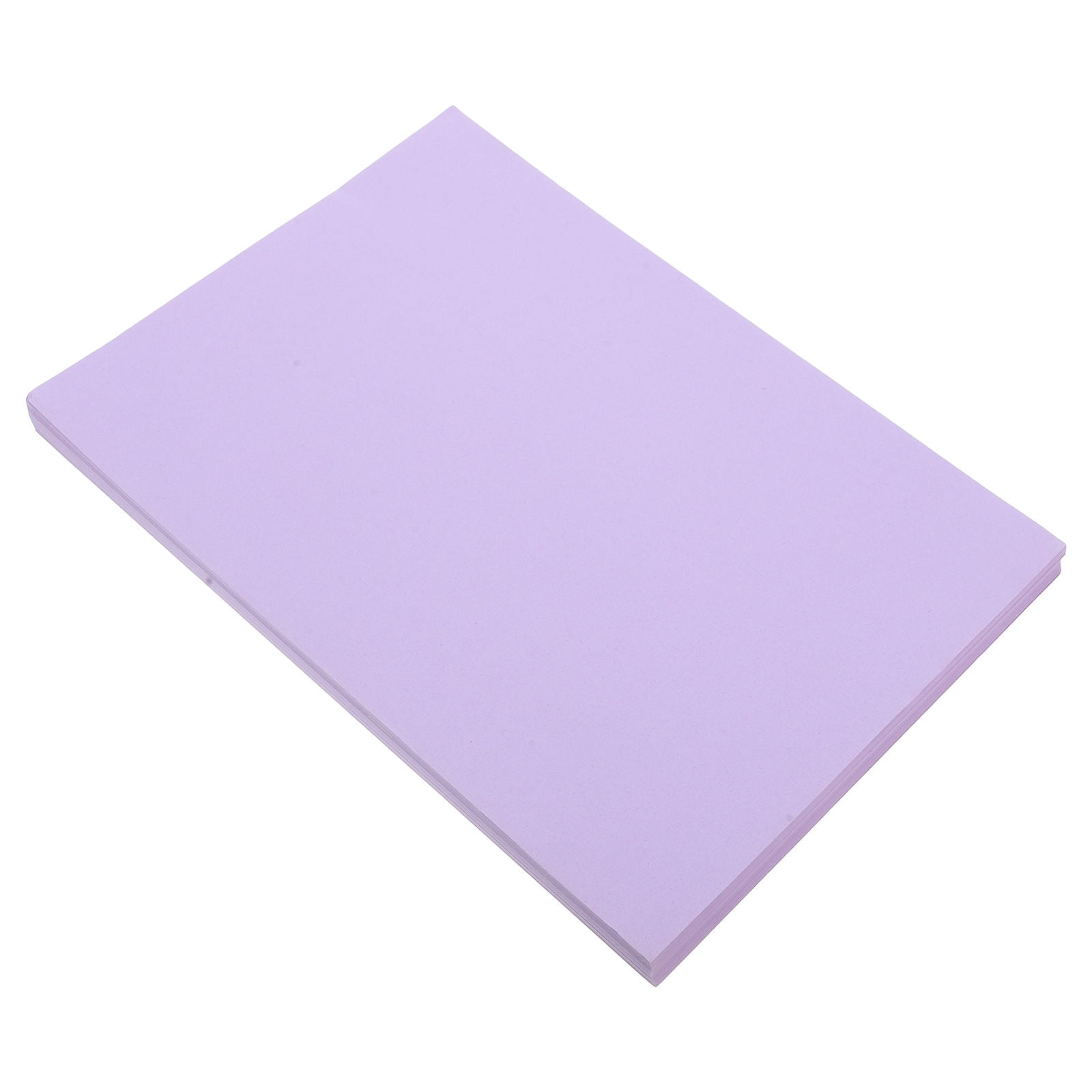 IFANLANDOR 100Pcs Lavender Copy Paper for Printer Cardstock with Vibrant Color Smooth Texture for Home Use