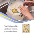 thumbnail image 3 of Kitchen Cleaning Cloth Bowls Washing Towel Dishes Wash Rag Kitchens Tools Household Absorbent Dish Cloths with Lovely Patterns Lemon, 3 of 6