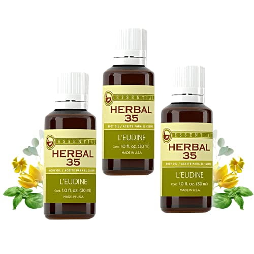 L’EUDINE Herb 35 Huile Essentielle – Lot de 3 – 1fl oz Huiles d'Aromathérapie â€&