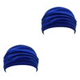 thumbnail image 4 of ziyahi 1PC Foldable Yoga Headband Nonslip Elastic Stretch Hairband Turban Running Blue 2Set, 4 of 6
